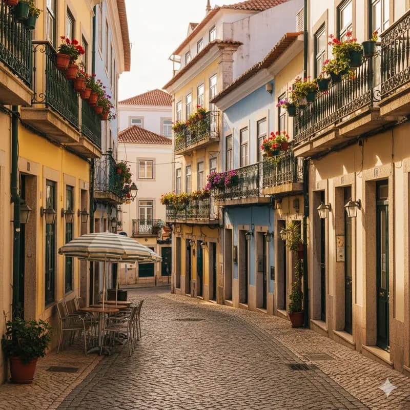 Praia de Carcavelos ao pôr do sol